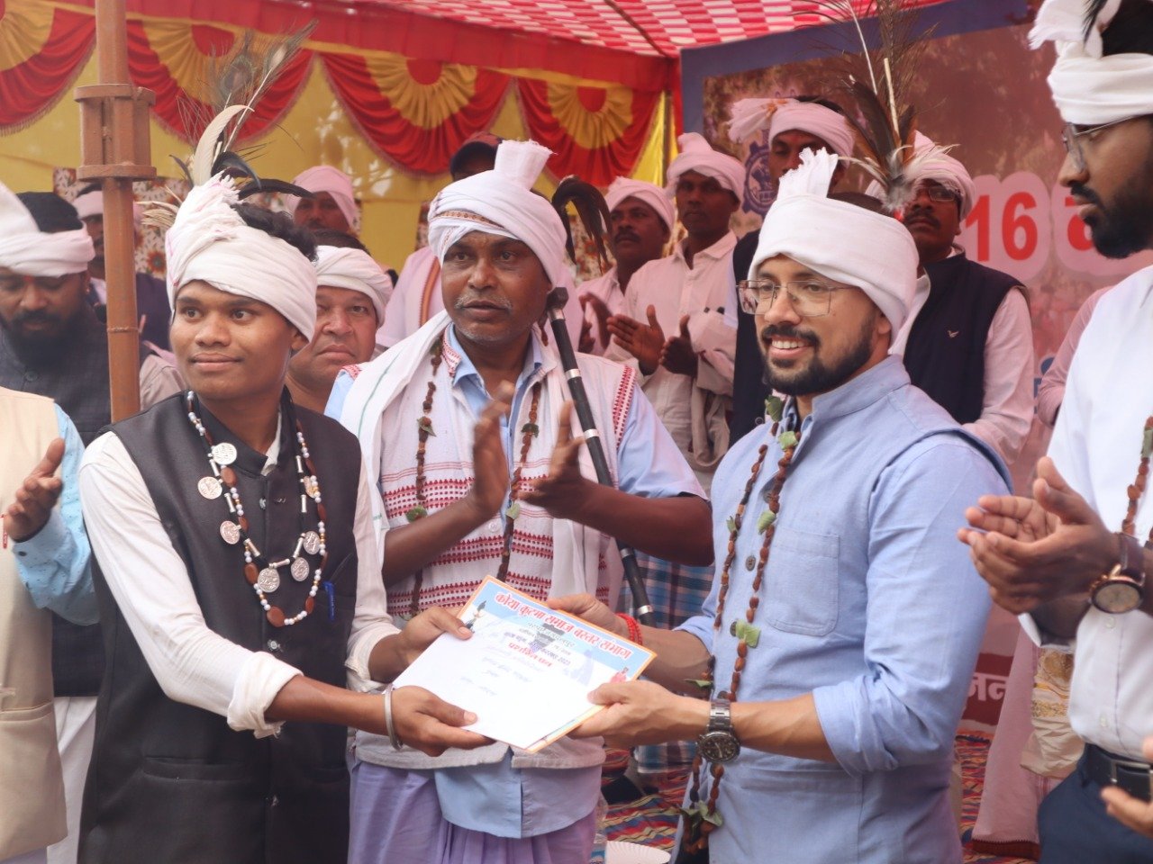 जिलास्तरीय कोया करसाड़ कार्यक्रम में दिखी आदिवासी संस्कृति की झलक