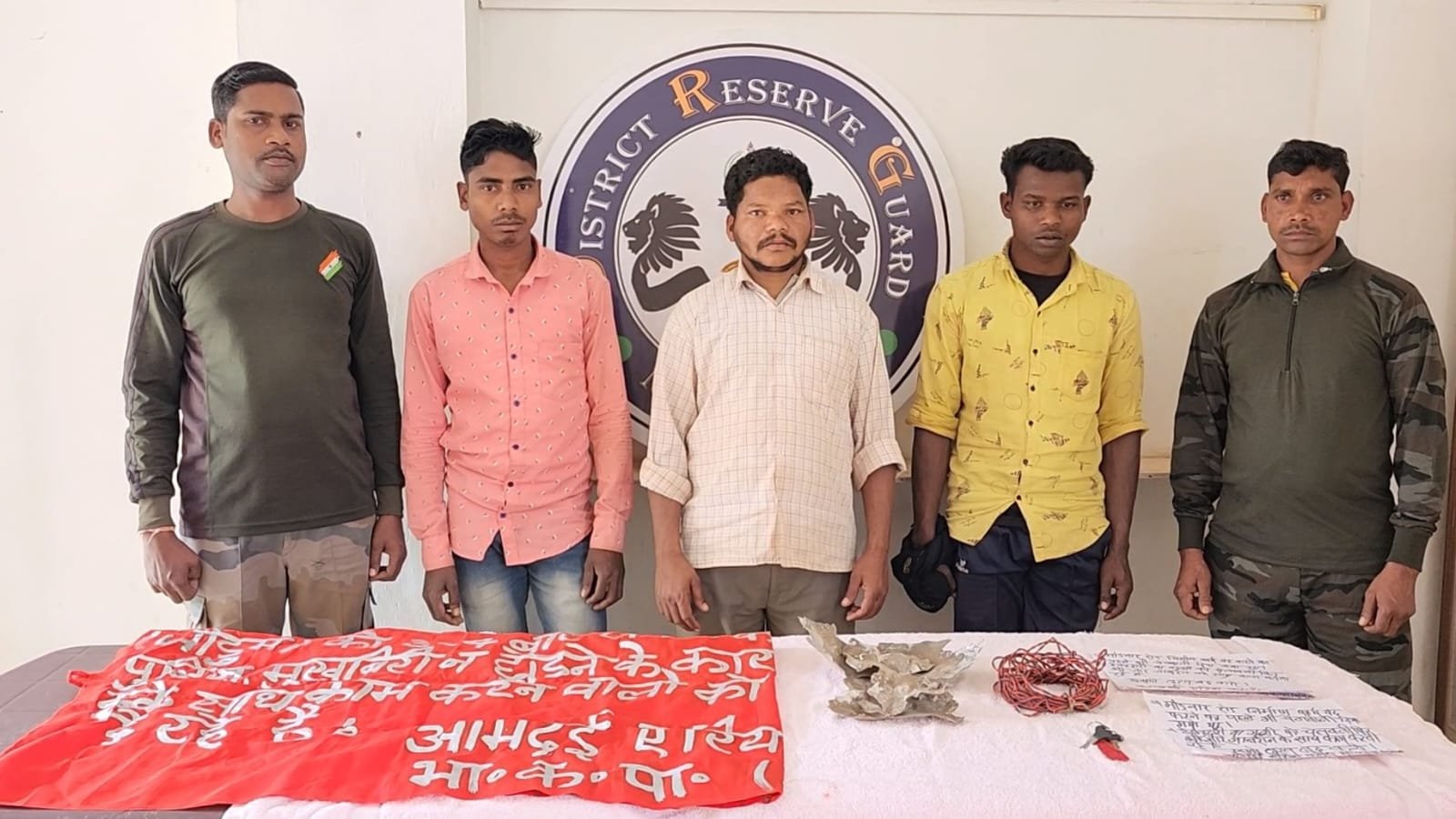 हत्या, आगजनी और आई.ई.डी. विस्फोट की घटनाओं में शामिल नक्सली गिरफ्तार