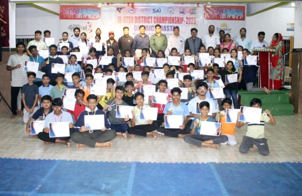जिलास्तरीय जुजुत्सु चैंपियनशिप का हुआ आयोजन