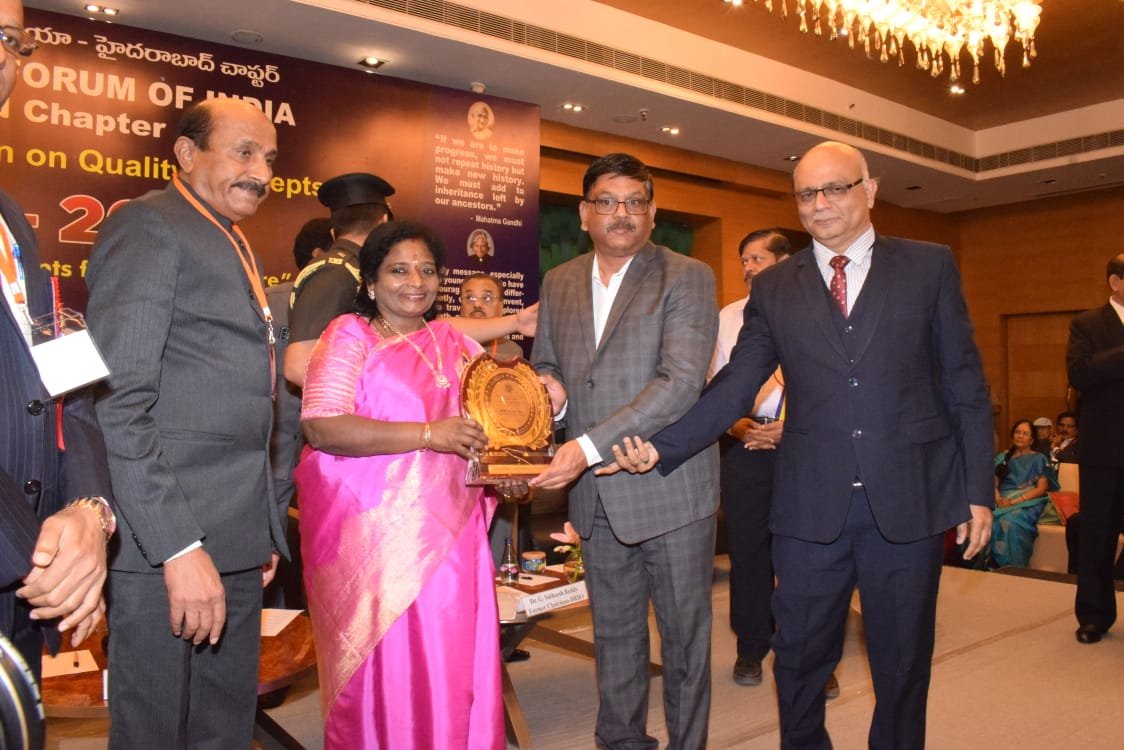गुणवत्ता नियंत्रण योगदान में एनएमडीसी ने जीता बेस्ट ऑर्गनाइजेशन अवॉर्ड