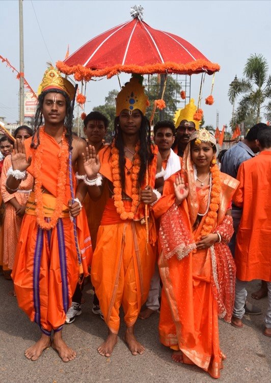 जय श्री राम के नाम से गूंजा पूरा दन्तेवाड़ा जिला