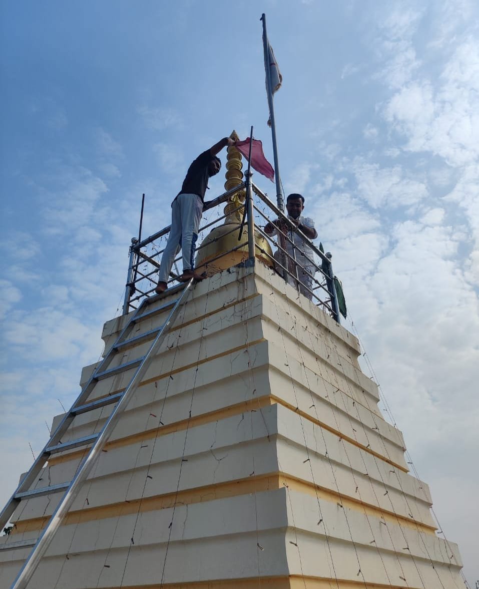 बाबा रामदेव मंदिर में किया गया ध्वजापरिवर्तन के साथ जम्मा जागरण