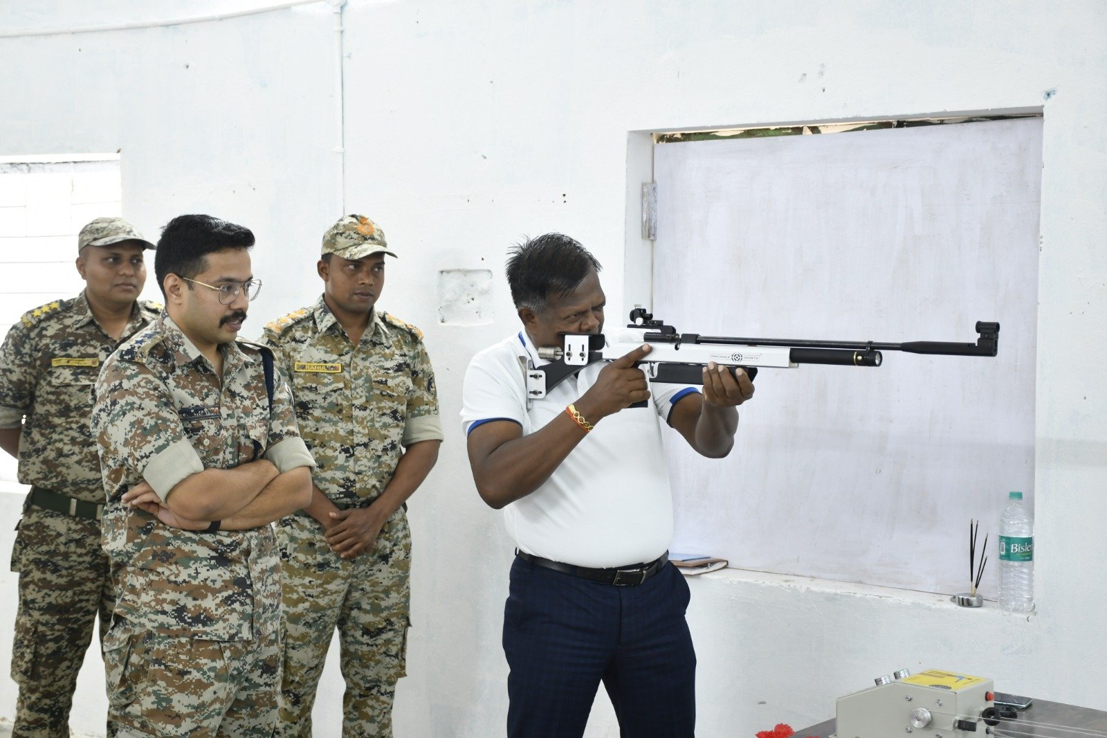 पुलिस खिलाड़ियों को मिला शूटिंग रेंज, अब अभ्यास में होगी सुविधा