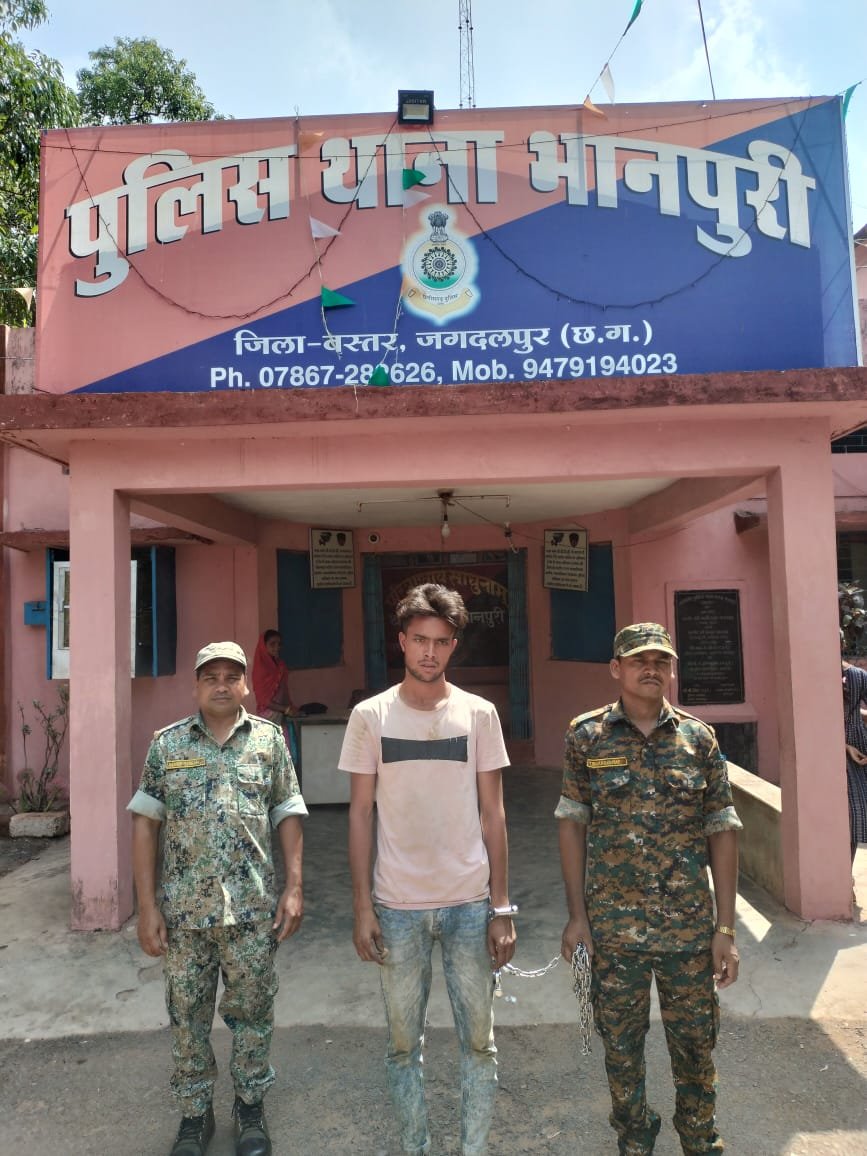 नाबालिक बालिका से दुष्कर्म करने वाले पर पुलिस ने कार्यवाही कर भेजा जेल