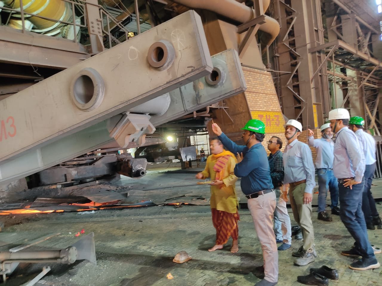नगरनार स्टील प्लांट ने हॉट मेटल में निर्धारित क्षमता से अधिक उत्पादन हुआ