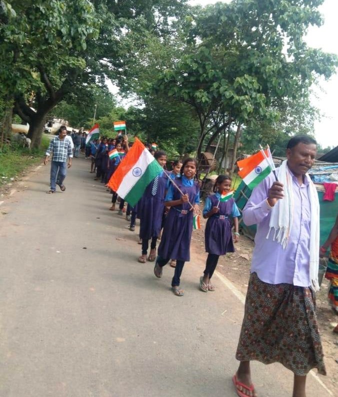 हर घर तिरंगा कार्यक्रम के तहत तिरंगा यात्राएं का हुआ आयोजन