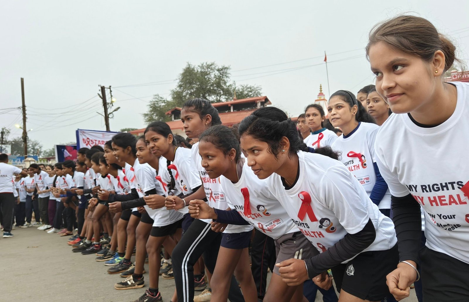 यूथ हॉस्टल बस्तर ने वर्ल्ड एड्स डे के उपलक्ष्य में एड्स जागरूकता दौड़ का आयोजन किया