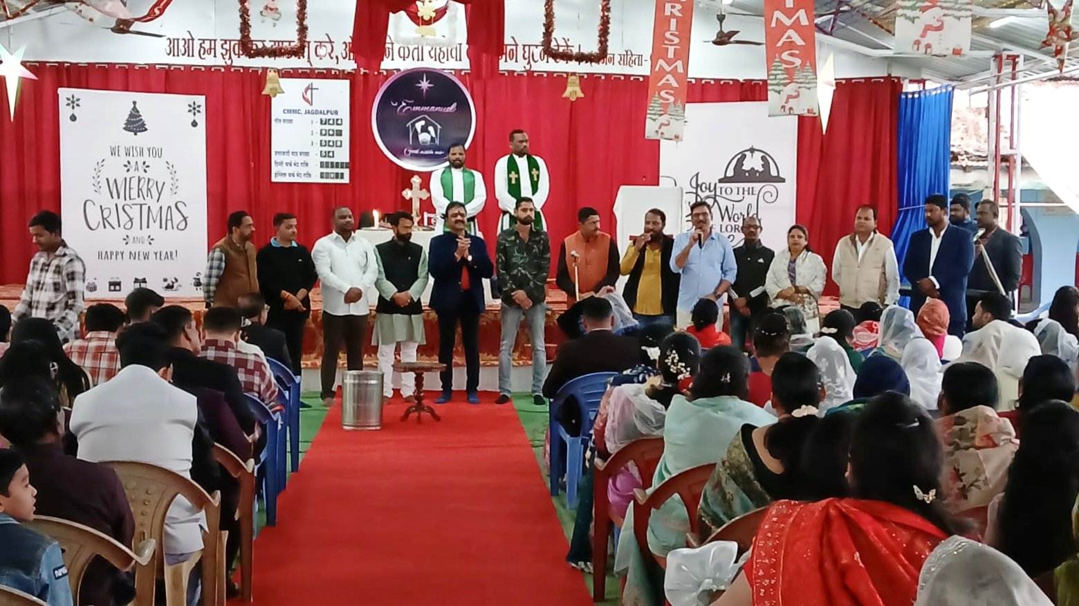 कांग्रेसियों ने क्रिसमस के अवसर पर मसीह समाज को दी बधाई