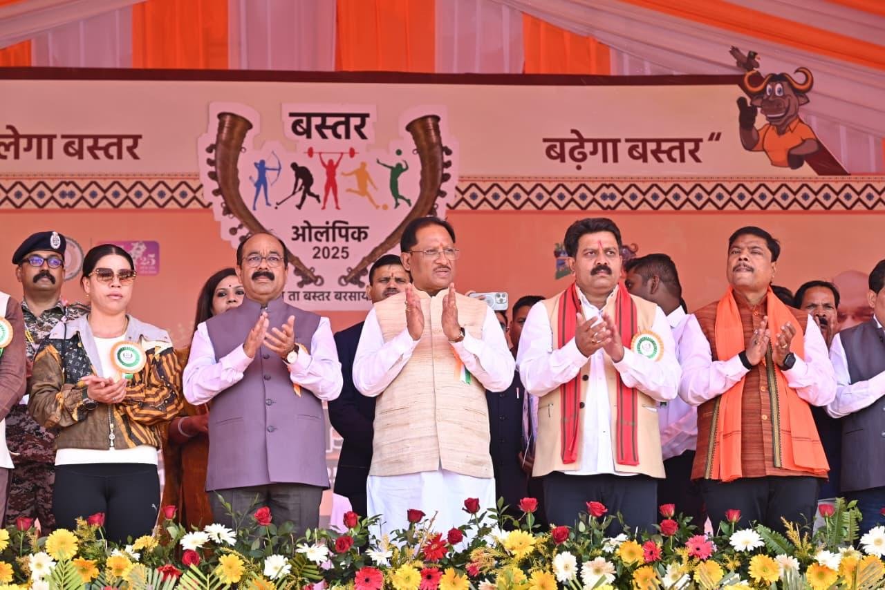 संभाग स्तरीय बस्तर ओलम्पिक का हुआ विधिवत शुभारंभ