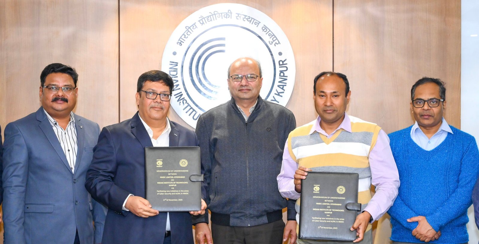 एनएमडीसी ने साइबर सुरक्षा को मजबूत करने आईआईटी कानपुर के साथ किया एमओयू