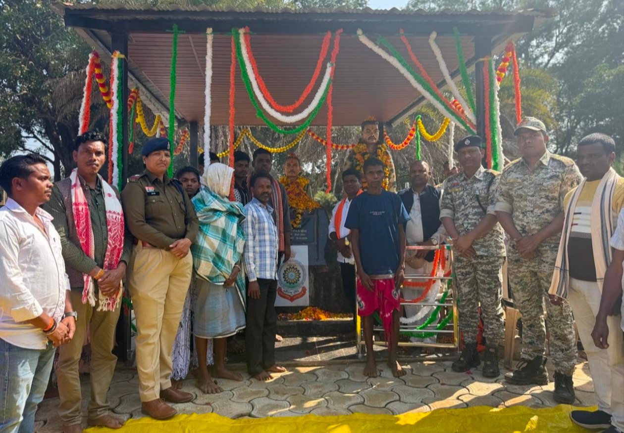 शहीद हरीश कोर्राम की प्रतिमा का अनावरण, युवाओं के लिए राष्ट्रभक्ति का प्रेरणा बनी