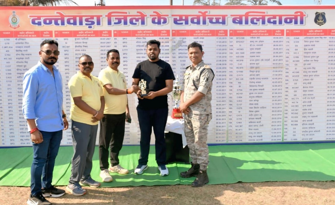 शौर्य स्मृति क्रिकेट टूर्नामेंट के छठवां दिन मेटापाल की टीम हुई विजयी