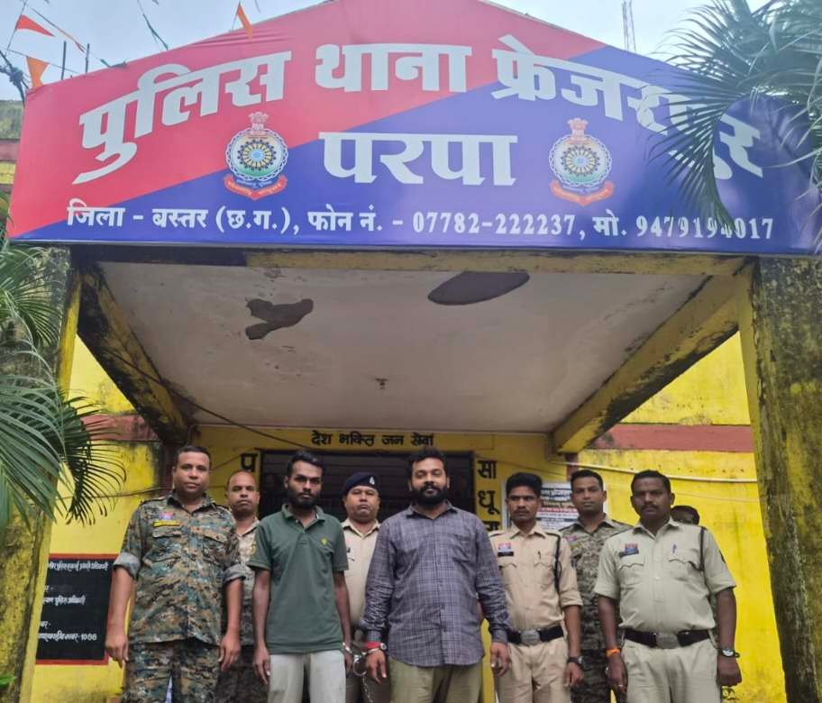 एनएमडीसी के आयरन गिट्टी की अफरा-तफरी करने वालों पर पुलिस ने की कार्रवाई