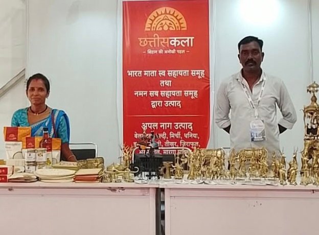 भारत उदय एक्सपो में छाई बस्तर की कला और जैविक उत्पाद
