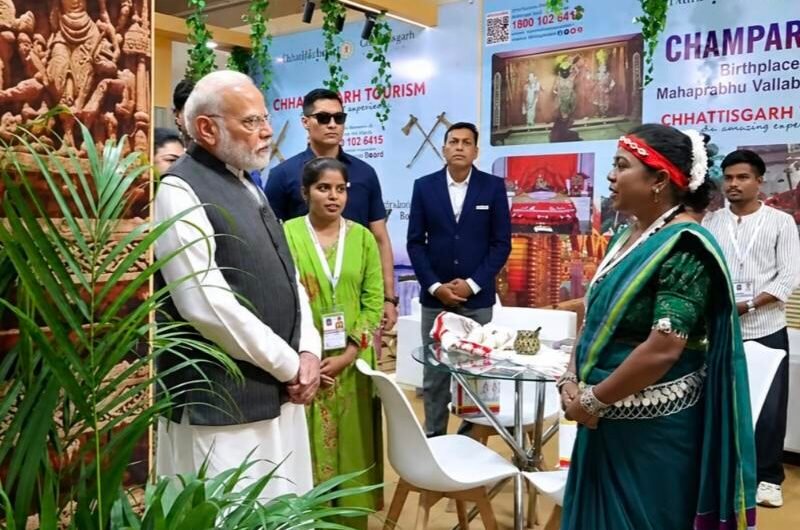 प्रधानमंत्री नरेंद्र मोदी से रूबरू हुईं छत्तीसगढ़ की महिला उद्यमी